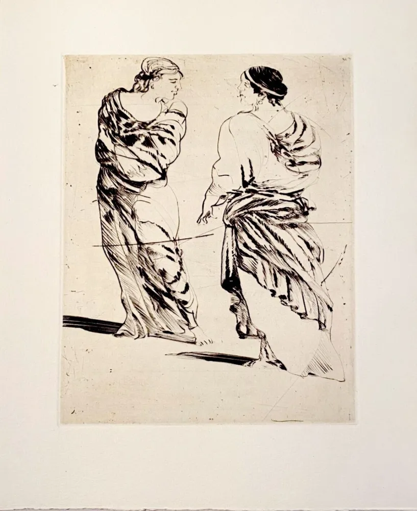 Drypoint Weisbuch - Horace