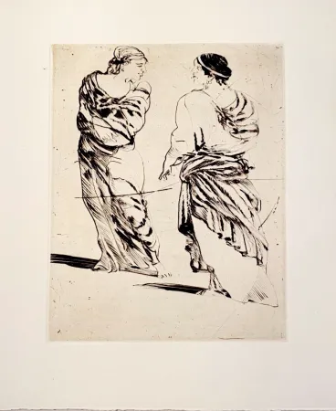 Drypoint Weisbuch - Horace