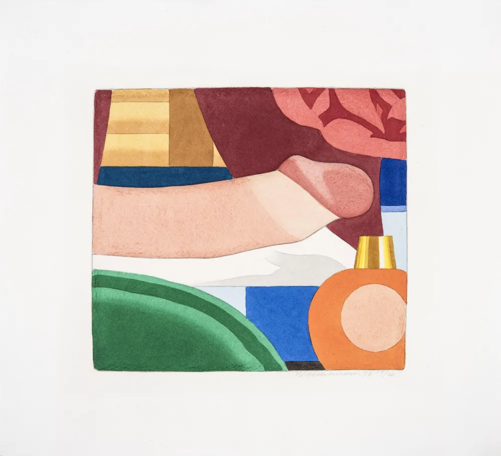 Screenprint Wesselmann - Bedroom Penis