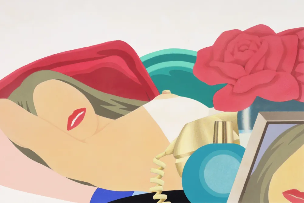 Lithograph Wesselmann - Nude