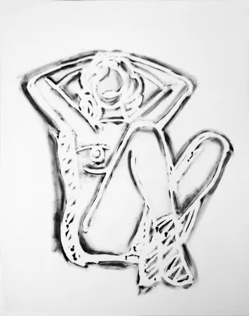 Screenprint Wesselmann - ROSEMARY SITTING STRAIGHT UP