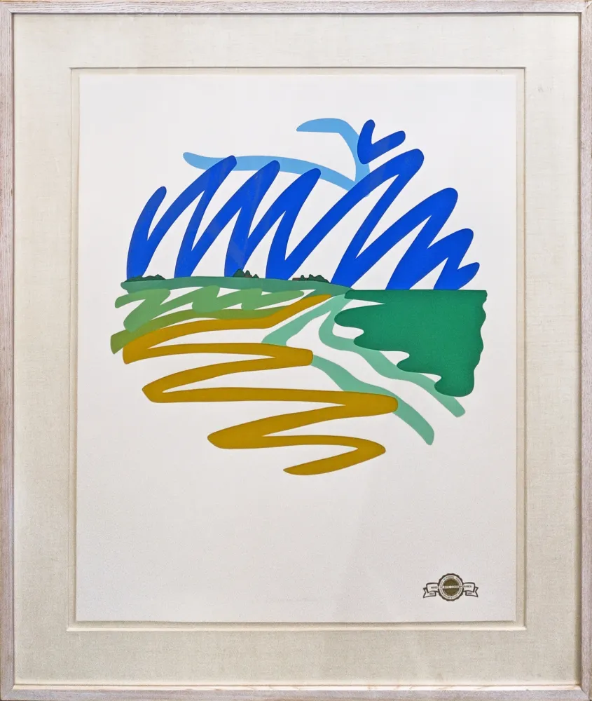 Screenprint Wesselmann - SEASCAPE (ROUND)
