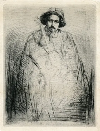 Etching Whistler - Becquet - Plate 8 from A Series of Sixteen Etchings