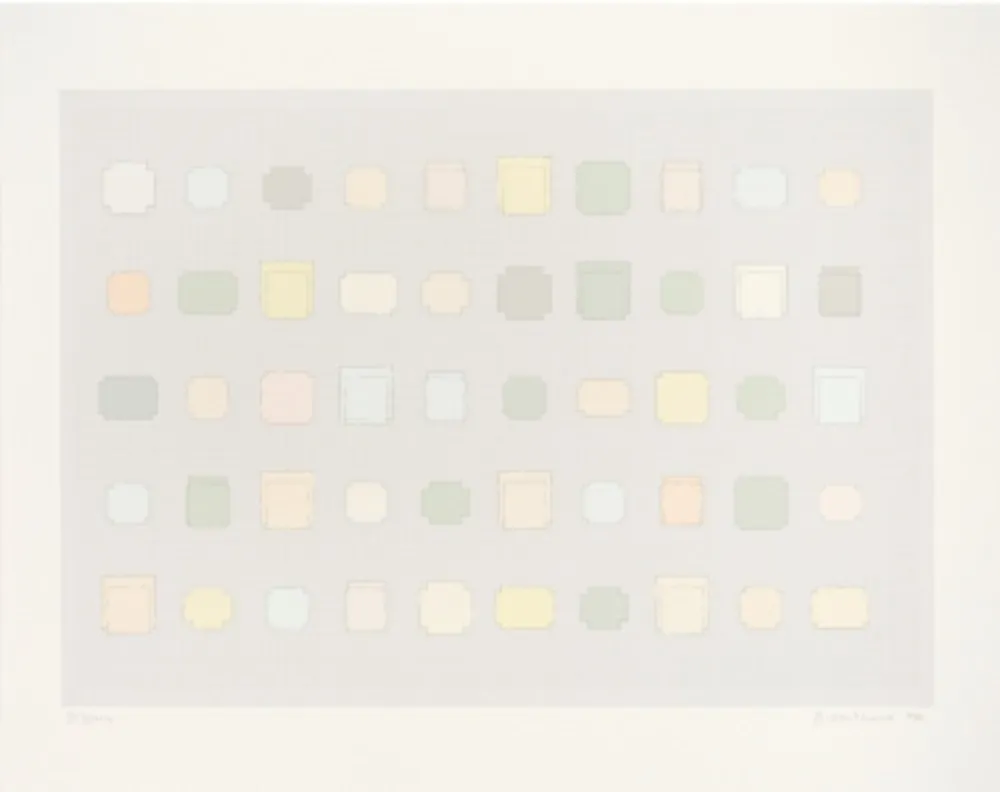 Screenprint Whiteread - 50 Spaces
