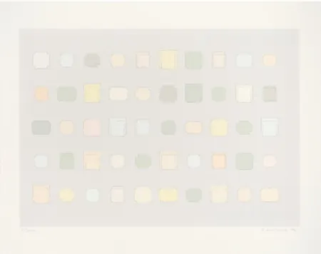Screenprint Whiteread - 50 Spaces
