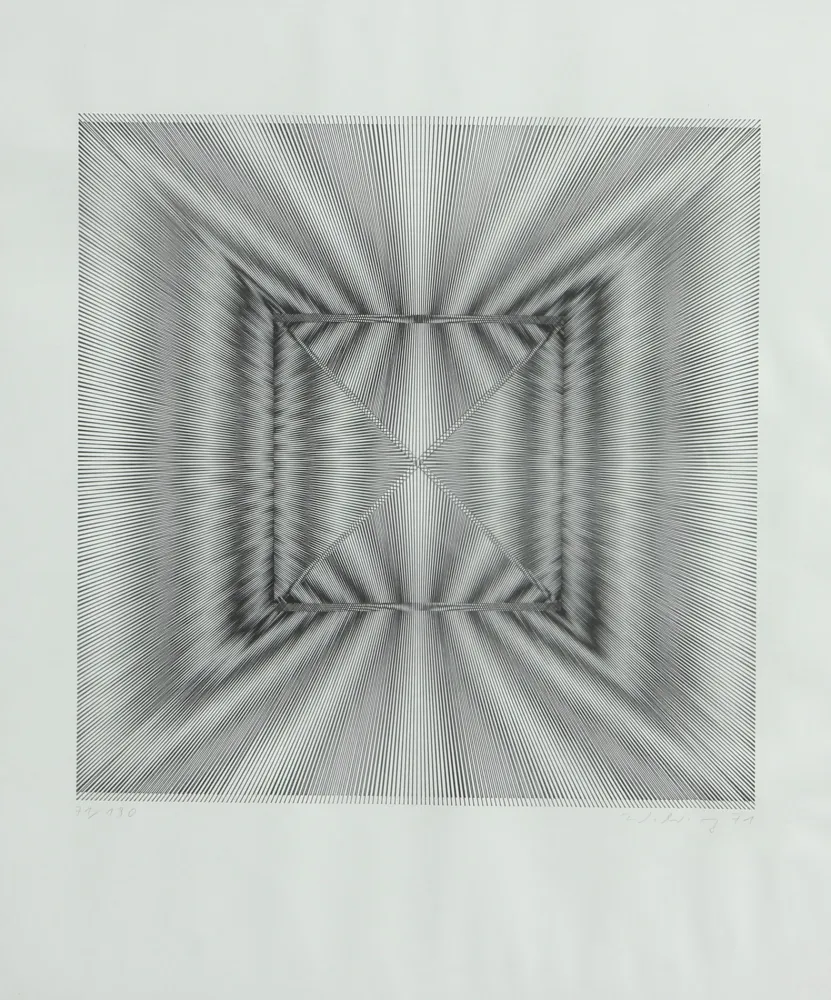 Lithograph Wilding - SENZA TITOLO