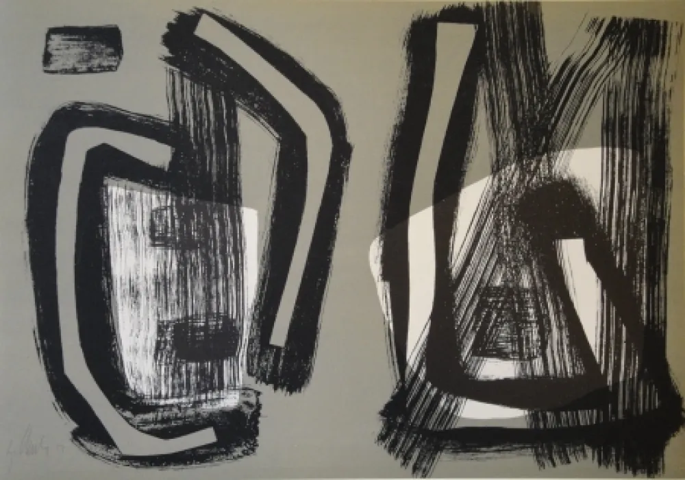 Lithograph Winter - Untitled