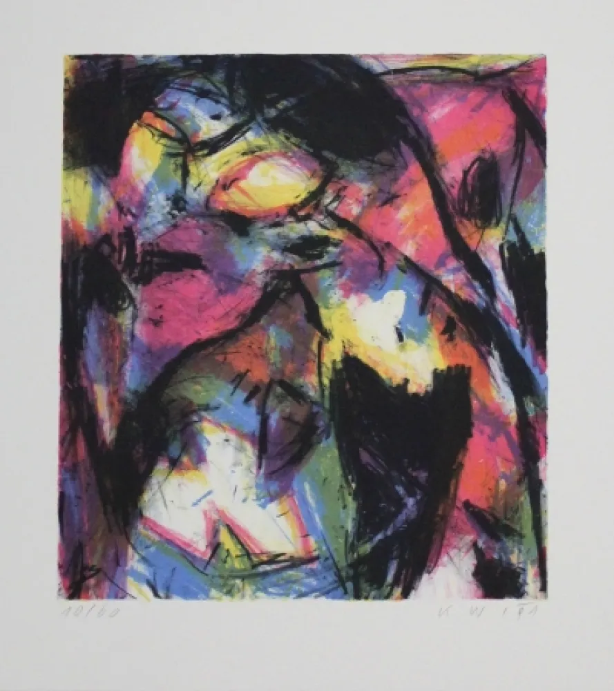 Lithograph Winter - Untitled