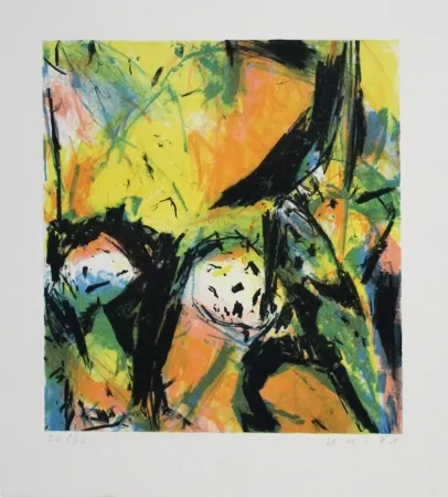 Lithograph Winter - Untitled