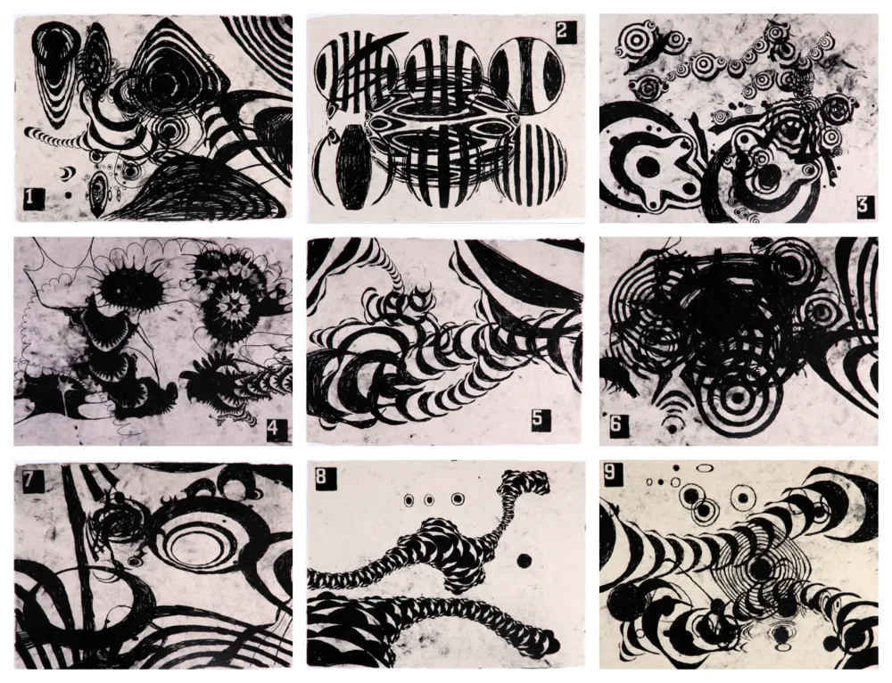Lithograph Winters - Tokyo Notes (portfolio of 9)