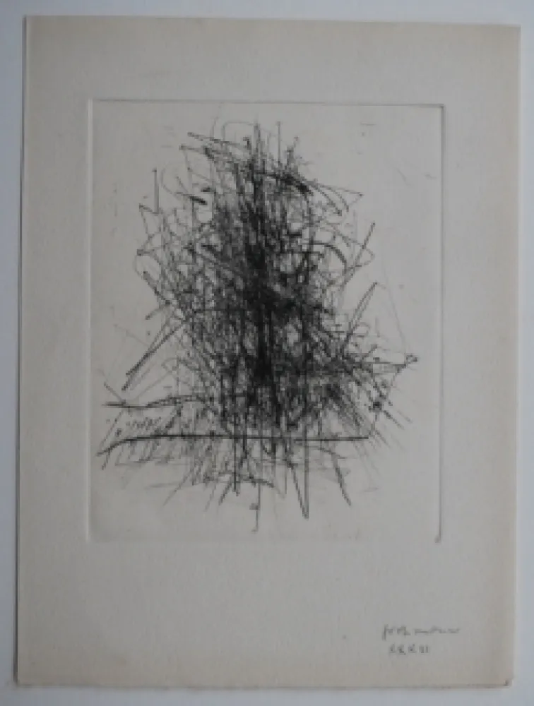 Etching Wols - Große Tasche I - Pour 