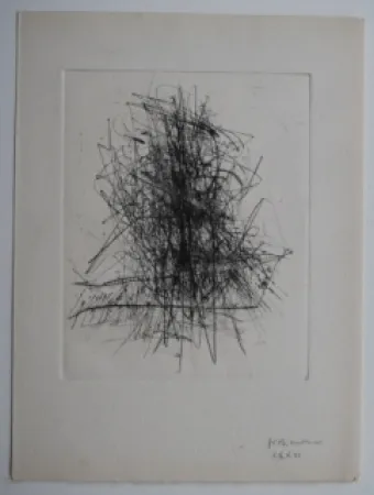 Etching Wols - Große Tasche I - Pour 