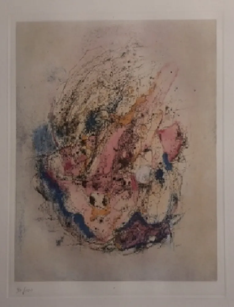 Etching Wols - La bête dans le ciel