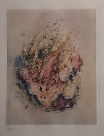 Etching Wols - La bête dans le ciel