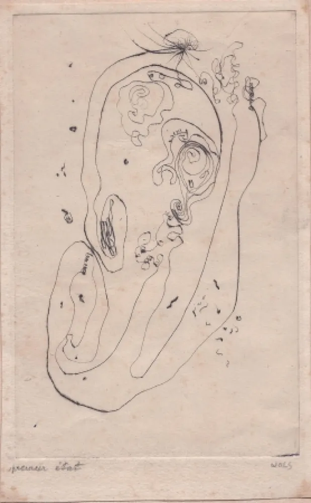 Drypoint Wols - Ohr