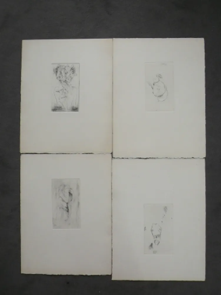 Drypoint Wols - Visages