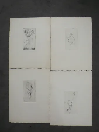 Drypoint Wols - Visages