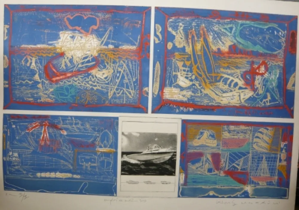 Etching Wong - Emploi de matières 3033