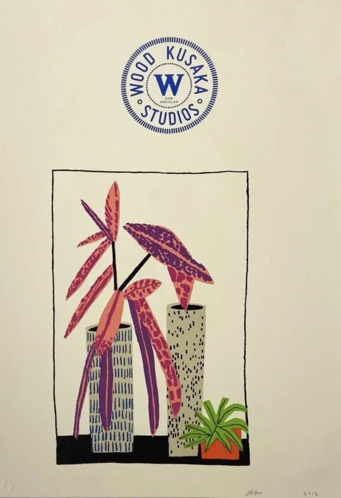 Lithograph Wood - Notepad Doodle 3 (State II)