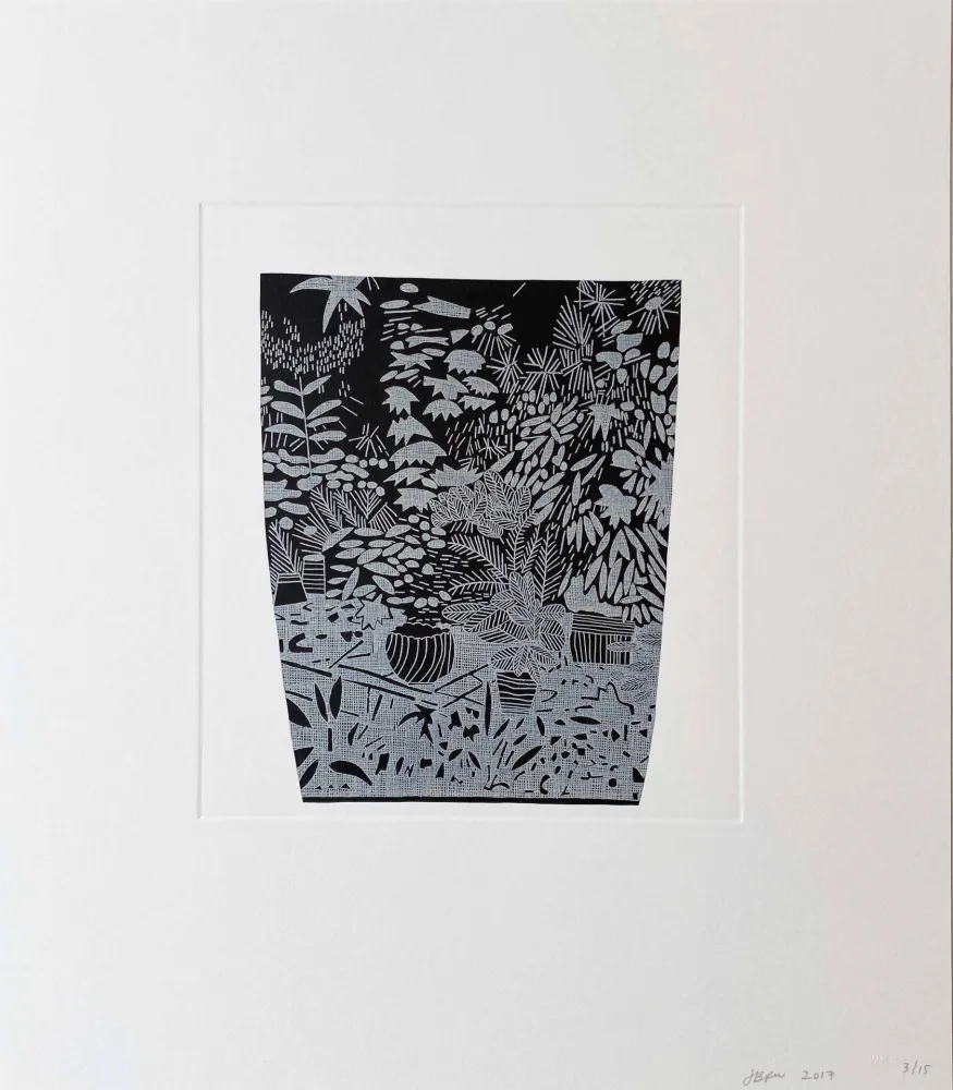 Etching Wood - Untitled (8) from 8 Pots