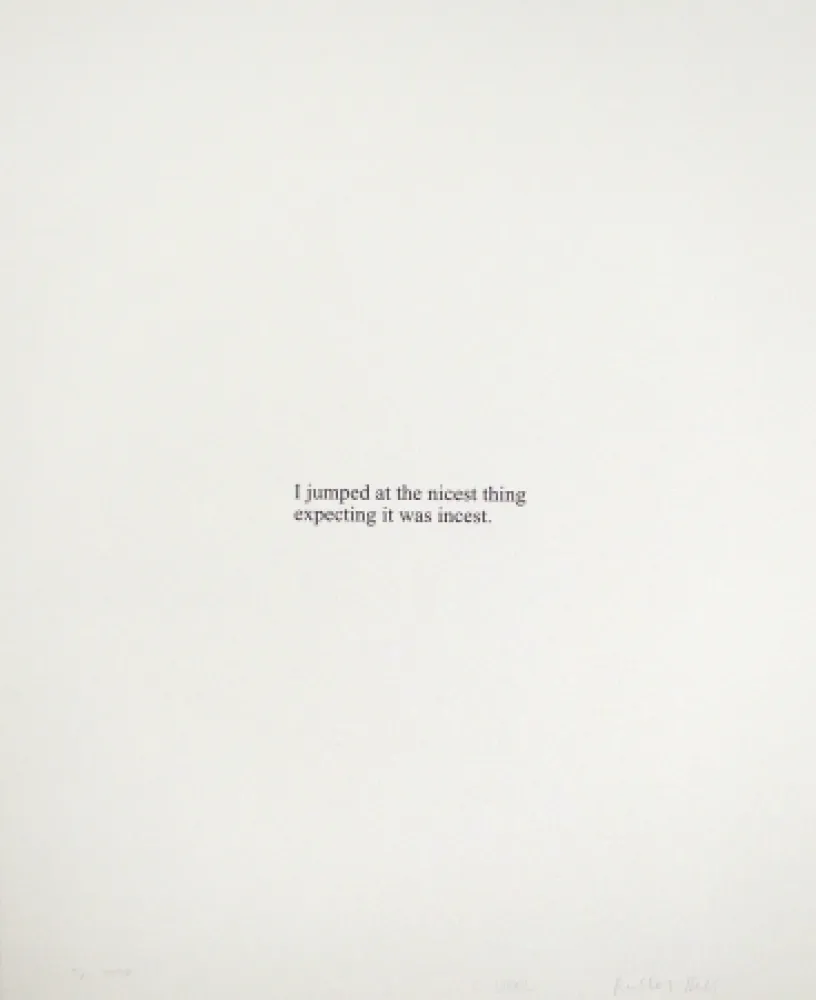 Screenprint Wool - I Jumped A