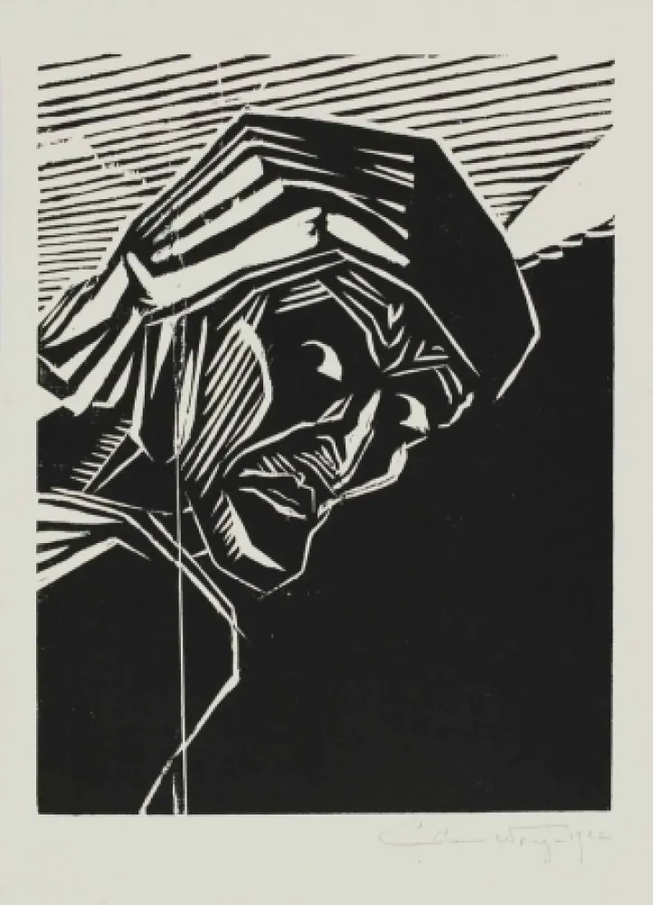 Woodcut Wrage - Dante