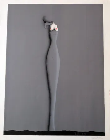 Lithograph Wunderlich - Salomon's 1