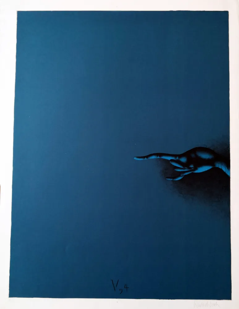 Lithograph Wunderlich - Salomon's 2