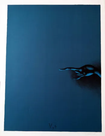 Lithograph Wunderlich - Salomon's 2