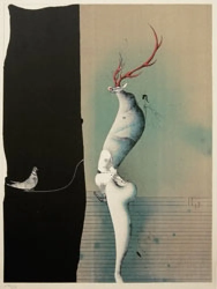 Lithograph Wunderlich - Untitled, from the portfolio: 