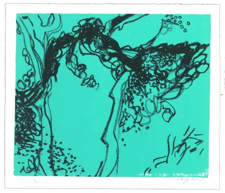 Lithograph Wyckaert - Epistle to the earl of Burlington 1