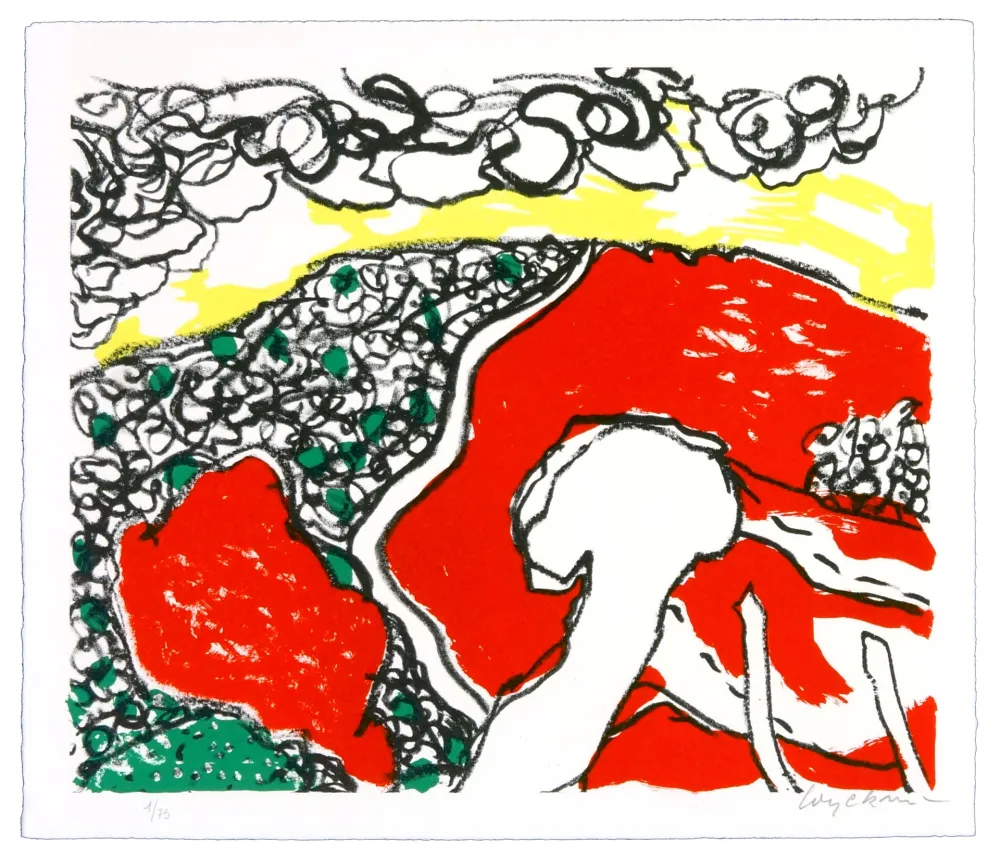 Lithograph Wyckaert - Epistle to the earl of Burlington 10