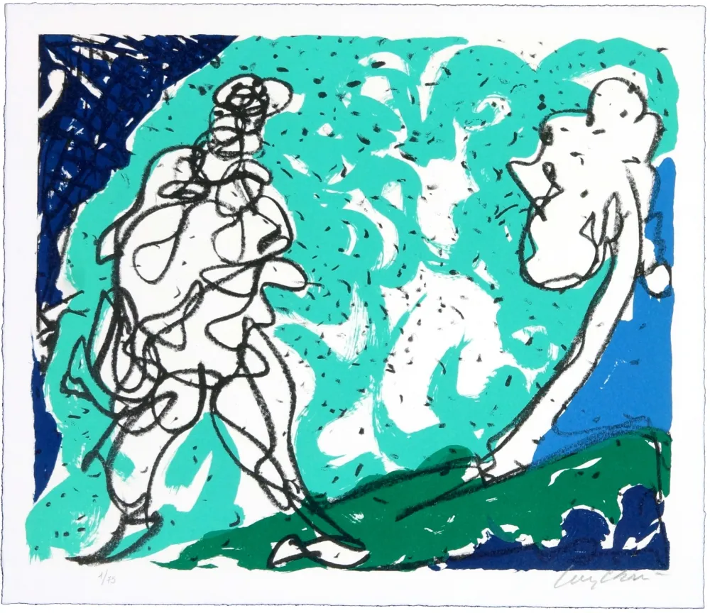 Lithograph Wyckaert - Epistle to the earl of Burlington 10