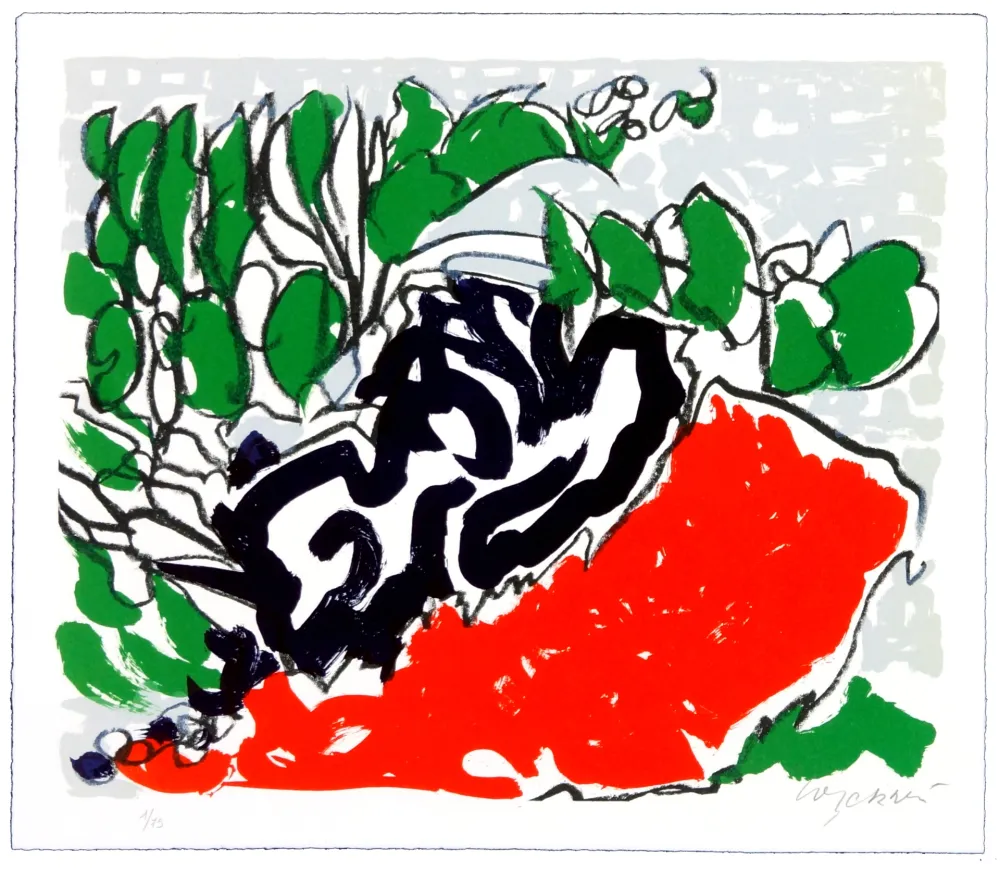 Lithograph Wyckaert - Epistle to the earl of Burlington 2