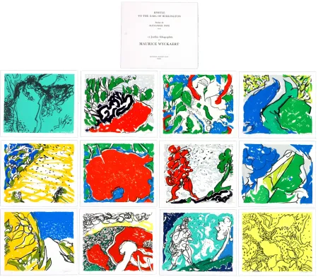 Lithograph Wyckaert - Epistle to the earl of Burlington (complete portofolio)