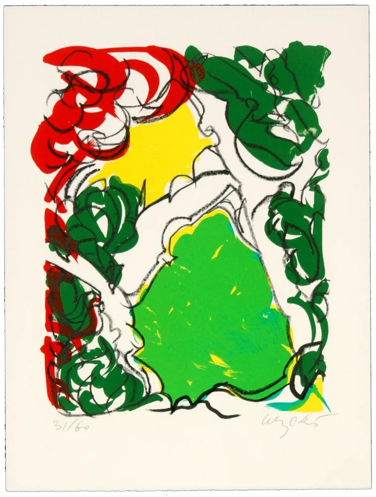 Lithograph Wyckaert - Sans titre