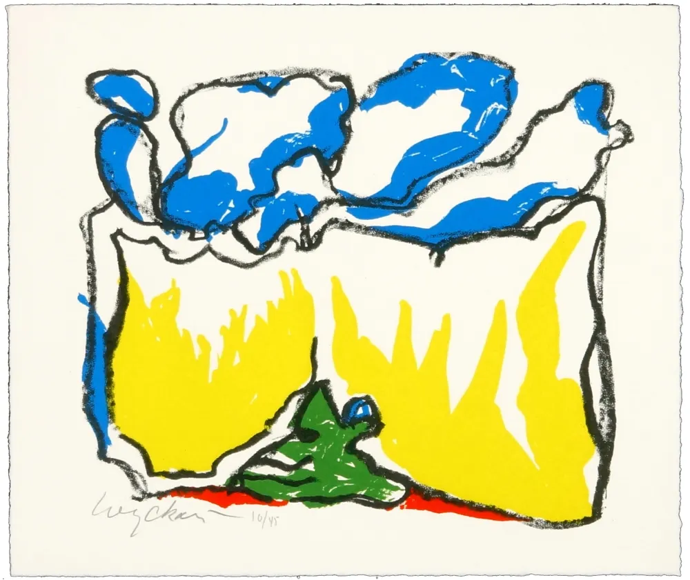 Lithograph Wyckaert - Sans titre