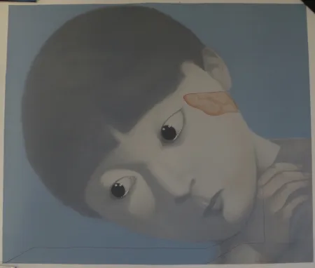Lithograph Xiaogang - Sans titre