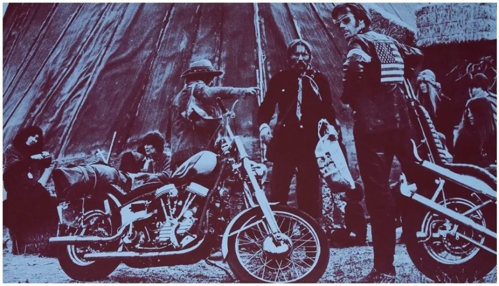 Screenprint Young - Easy Rider