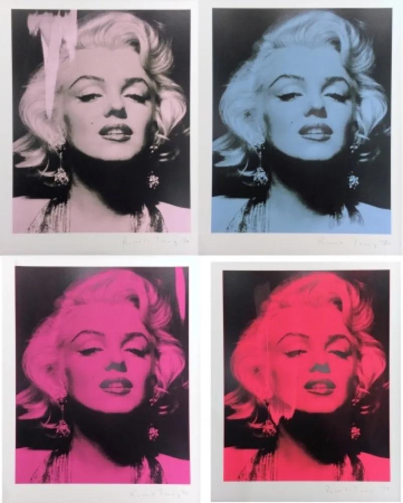 Screenprint Young - Marilyn Portrait Portfolio