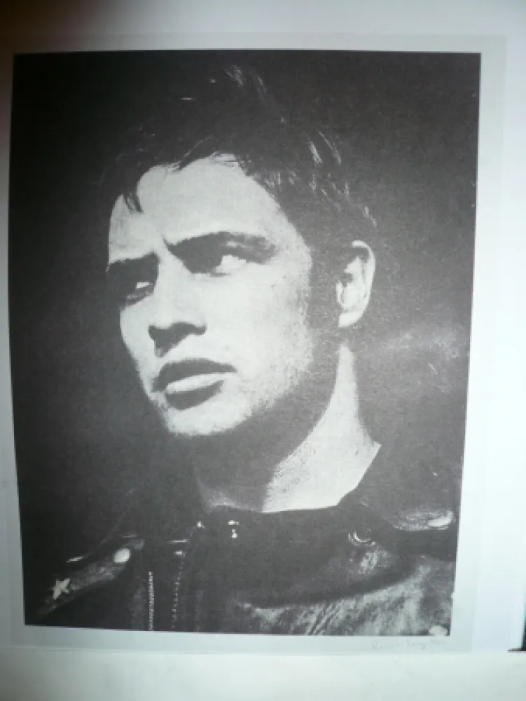 Screenprint Young - Marlon Brando