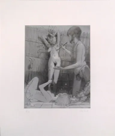 Etching Yuskavage - Art Students