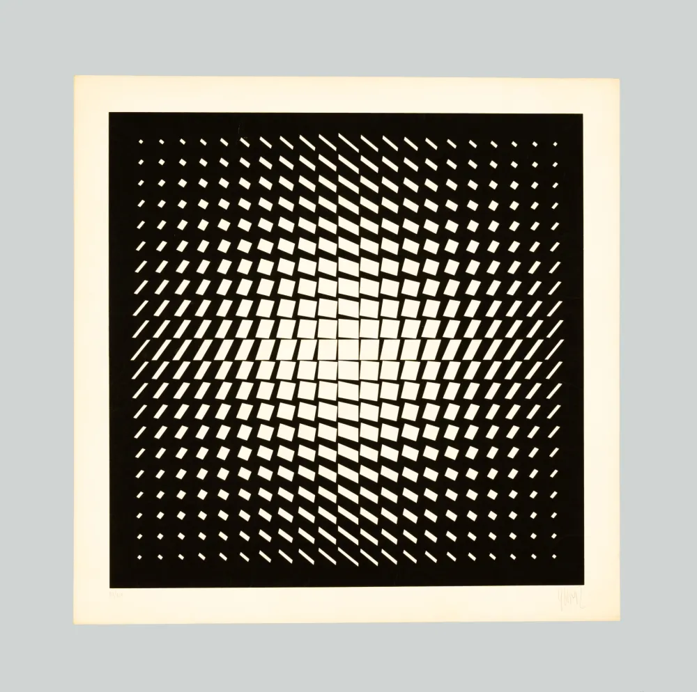 Screenprint Yvaral - Composition