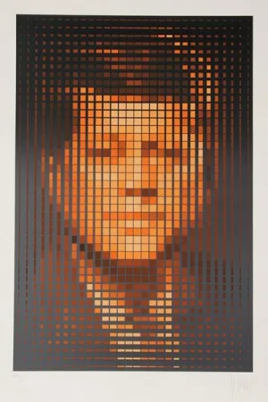 Screenprint Yvaral - John F. Kennedy