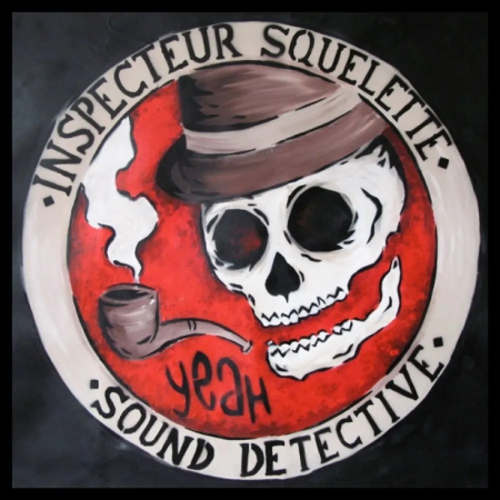 Poster Zabou - Inspecteur Squelette
