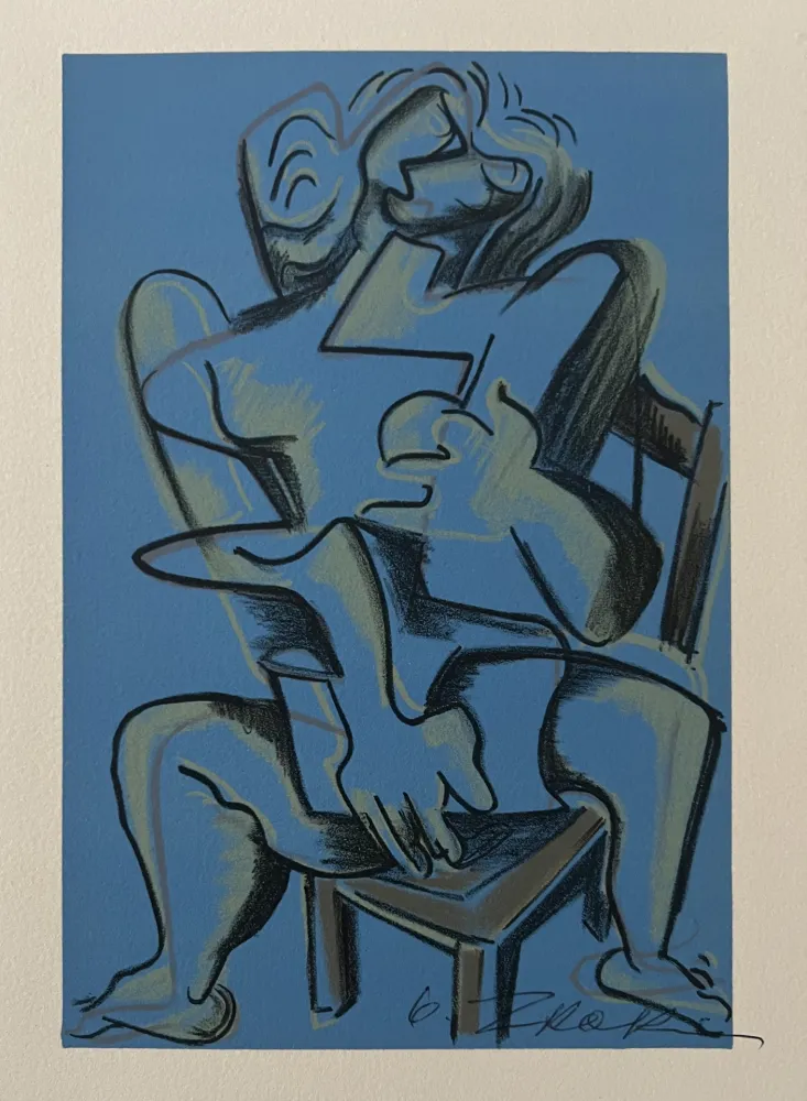 Lithograph Zadkine - Lithographie Les Travaux d'Hercule
