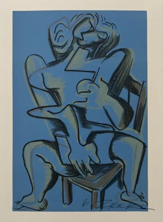 Lithograph Zadkine - Lithographie Les Travaux d'Hercule