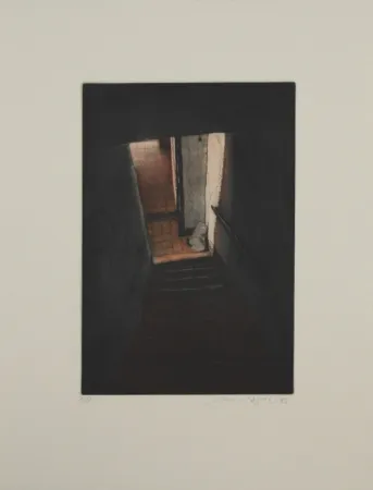 Etching And Aquatint Zado - Lichttreppe