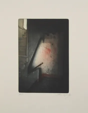 Etching And Aquatint Zado - Treppenhaus