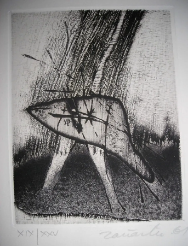 Etching And Aquatint Zanartu - The international avant garde 4